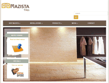 Tablet Screenshot of mazista.co.za
